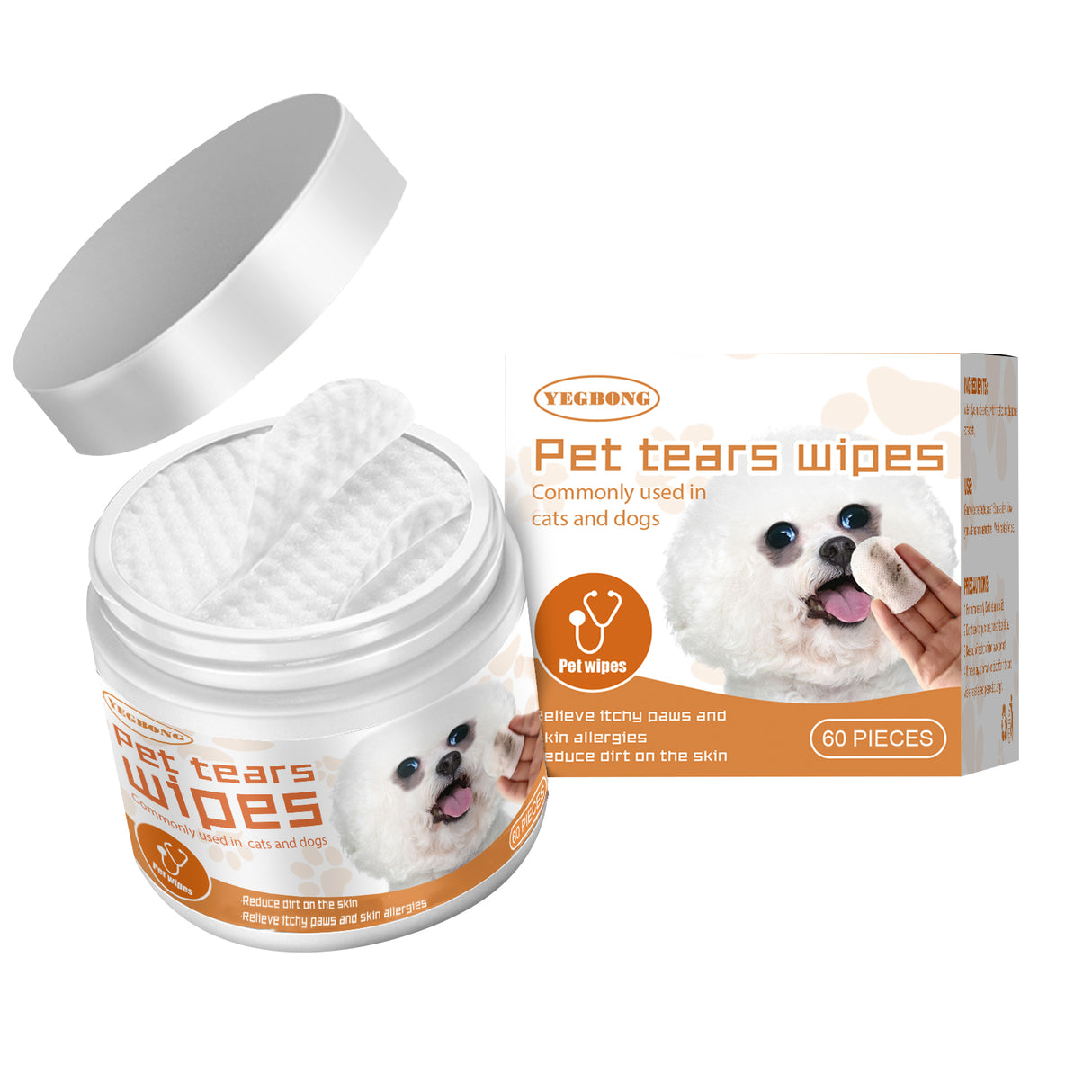 Pet Wipes Clean, Dogs And Cats Tear Stains Eye Cleaning Wipe Eye Dirt Cotton Pad - V.I.P Digital Presence