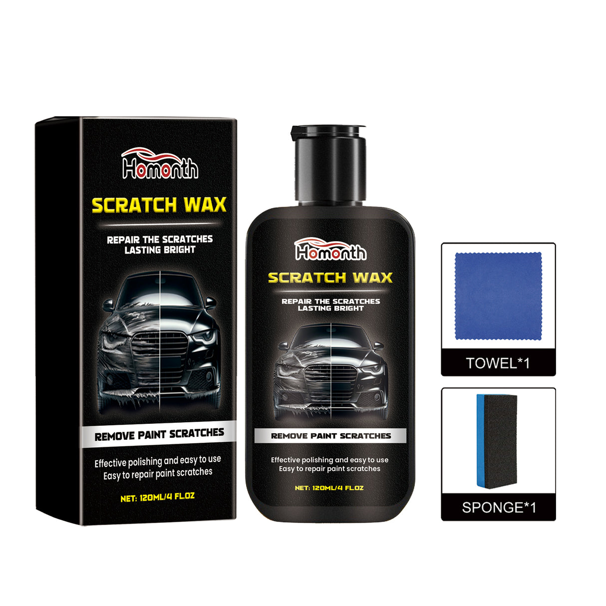 Scratch Wax, Car Paint Scratches And Scratches Repair Cream Maintenance Polishing Wax - V.I.P Digital Presence
