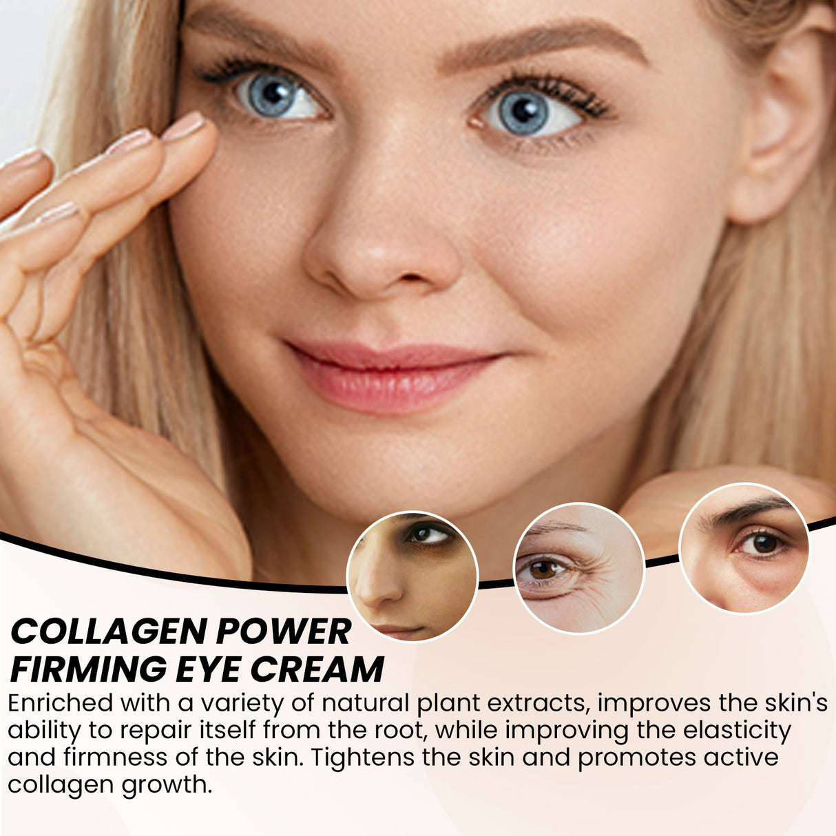 Collagen Firming Eye Cream, Lifts Moisturizes Reduces Fine Lines And Dark Circles Eye Cream - V.I.P Digital Presence