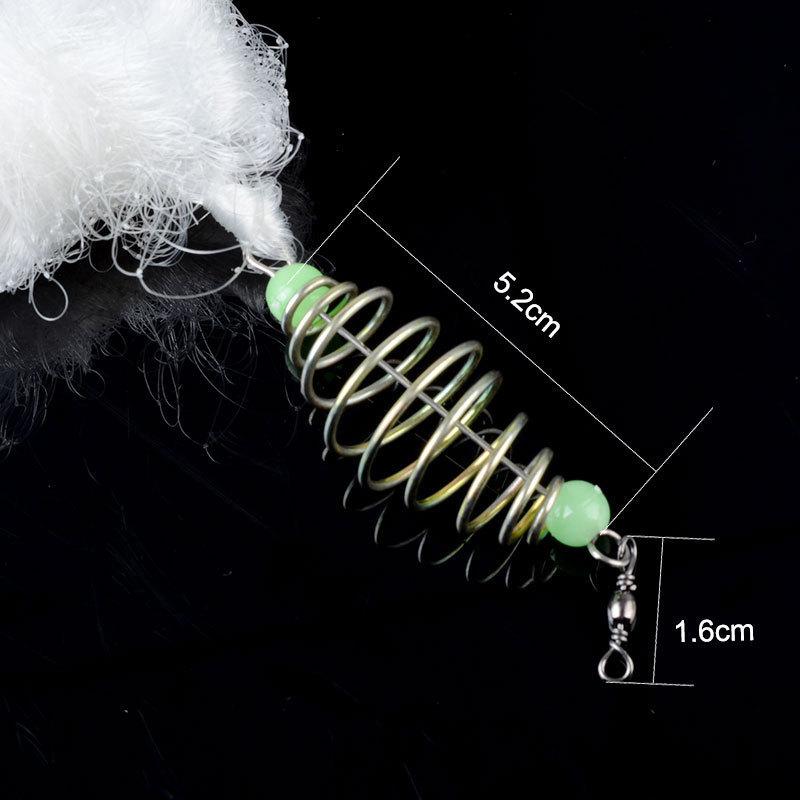 LEO Night Luminous Beads Copper Spring Shoal Fishing Net with Ball Freshwater - V.I.P Digital Presence