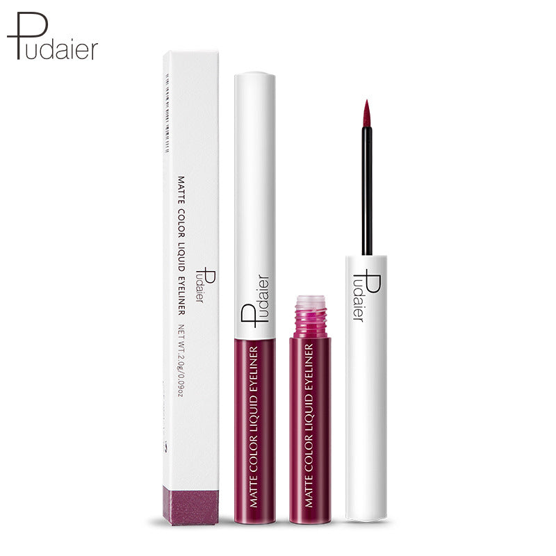 Quick-Drying Waterproof And Sweat-Proof Liquid Eyeliner Does Not Smudge Cosmetics Pudaier Color Eyeliner - V.I.P Digital Presence