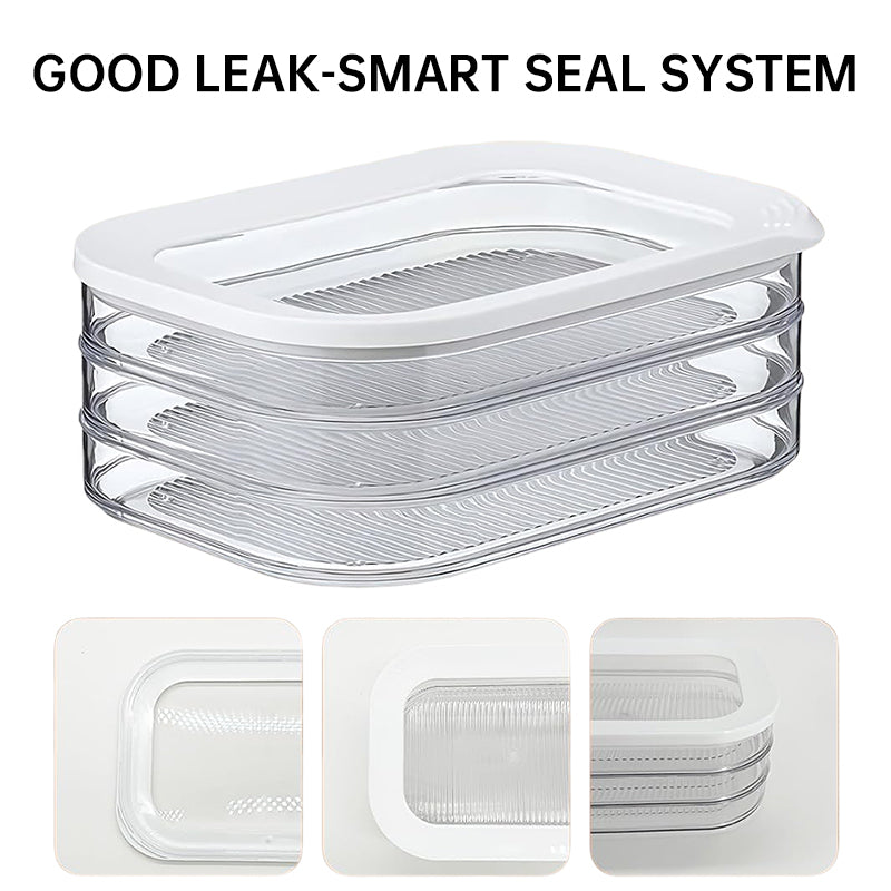 Fridge containers for deli meat and cold cuts, airtight with lids, 18.6oz, 24 pack, BPA-free. - V.I.P Digital Presence