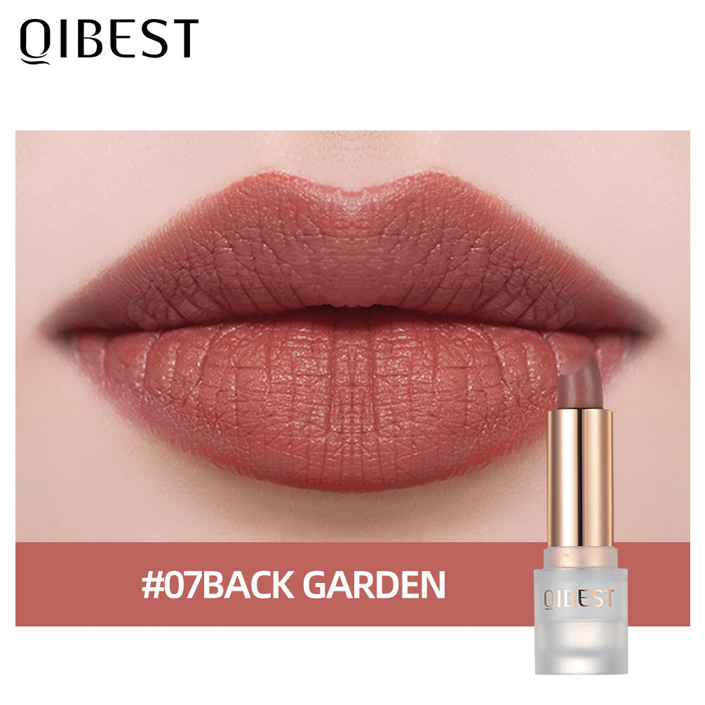 QIBEST Lipstick Velvet Matte Lipstick Not Easy To Fade Easy To Color Matte Lipstick - V.I.P Digital Presence