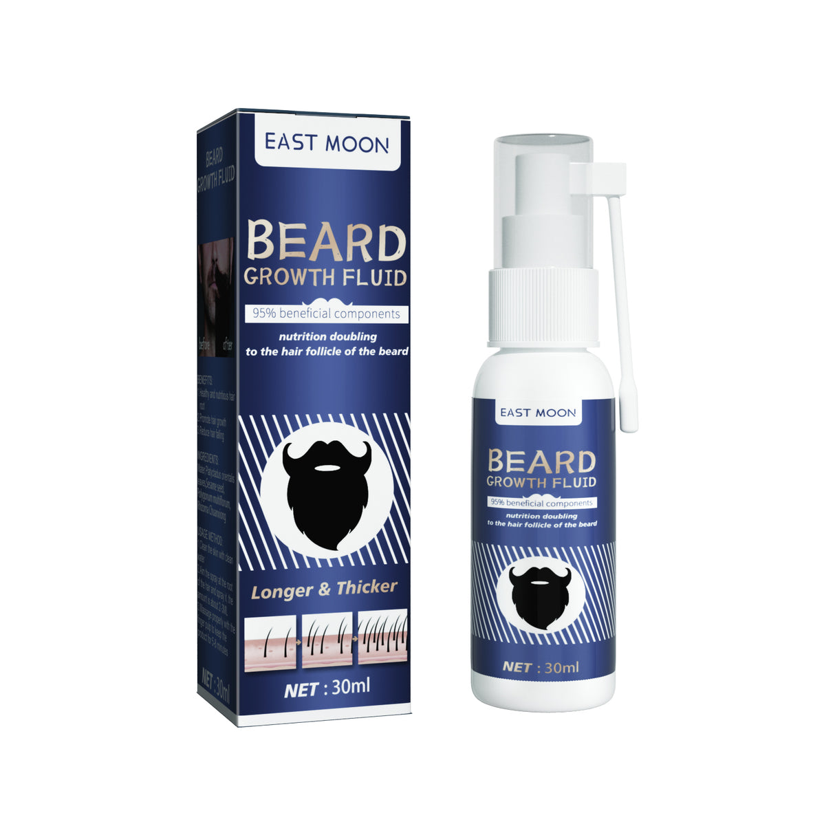 Facial Hair Growth Solution, Care For Men's Facial Hair Growth Solution To Nourish Thick Beard Growth - V.I.P Digital Presence