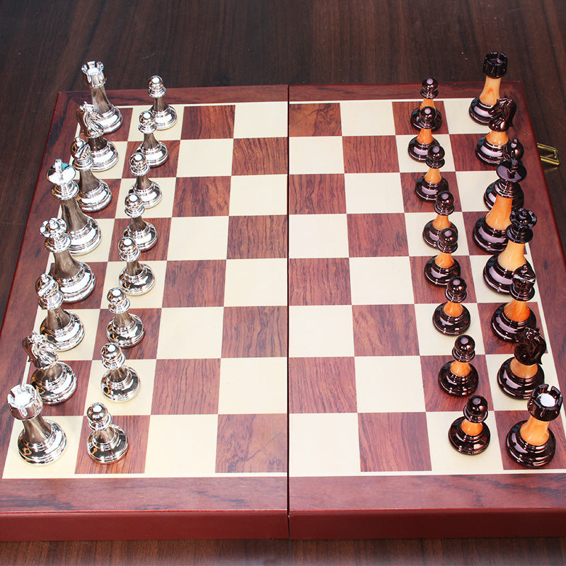 International Chess Metal Acrylic Imitation Jade Set Gift Chess Board Chess Table Western Chess Chess Pieces - V.I.P Digital Presence