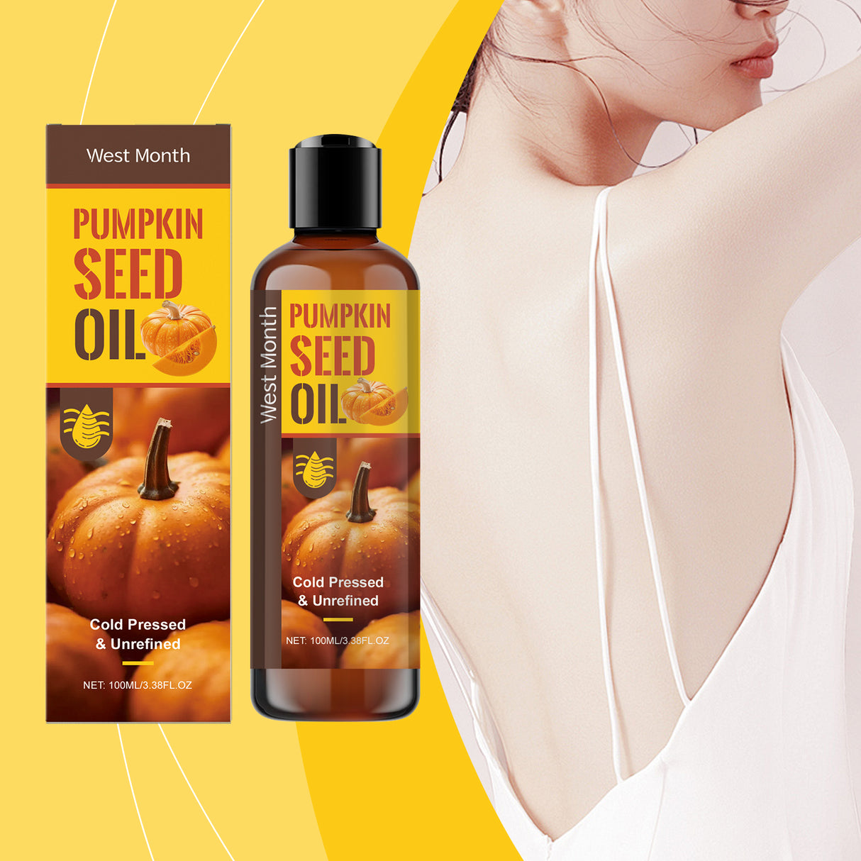 Body Care Oil Moisturizes And Moisturizes Body Skin, Softens Hair Daily Care Essential Oil