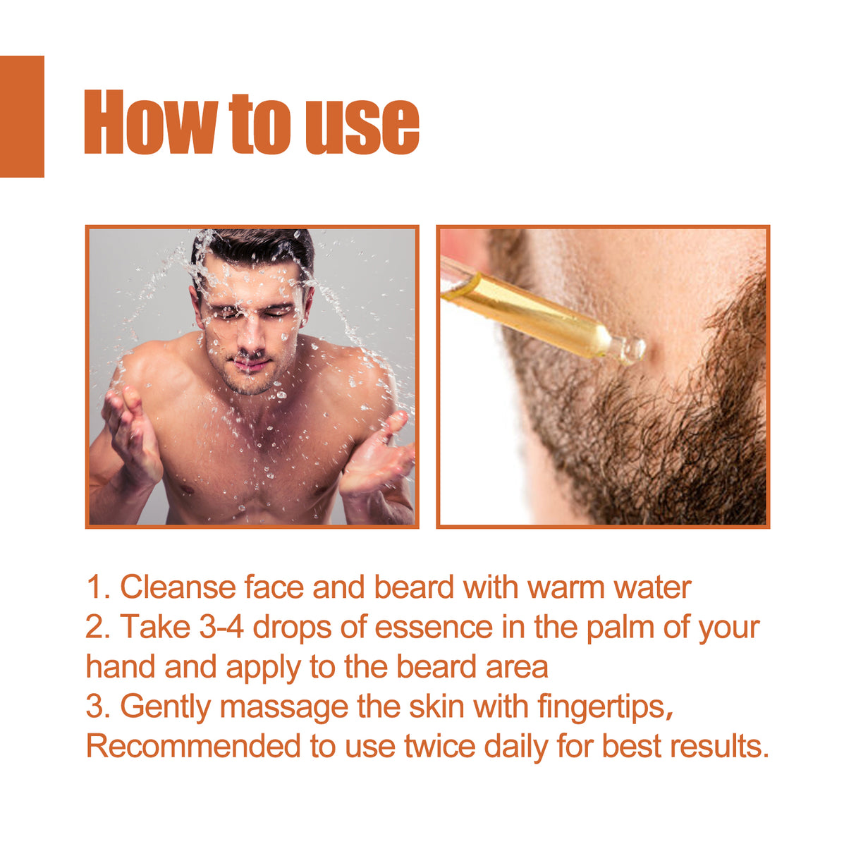 Beard Growth Care Oil Strong And Dense Growth Men's Beard Nourishing Care Essential Oil - V.I.P Digital Presence