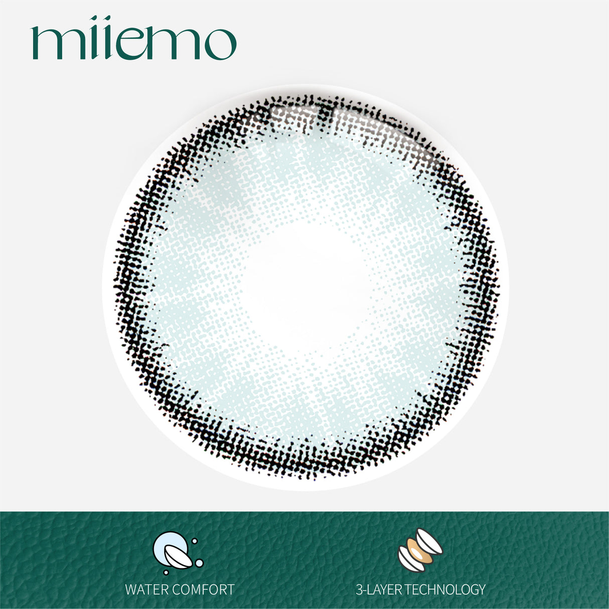 1Pair FDA Certificate Eyes Beautiful Pupil Colorful Girl Cosplay Contact Lenses PHALAENOPSIS LIGHT BLUE - V.I.P Digital Presence