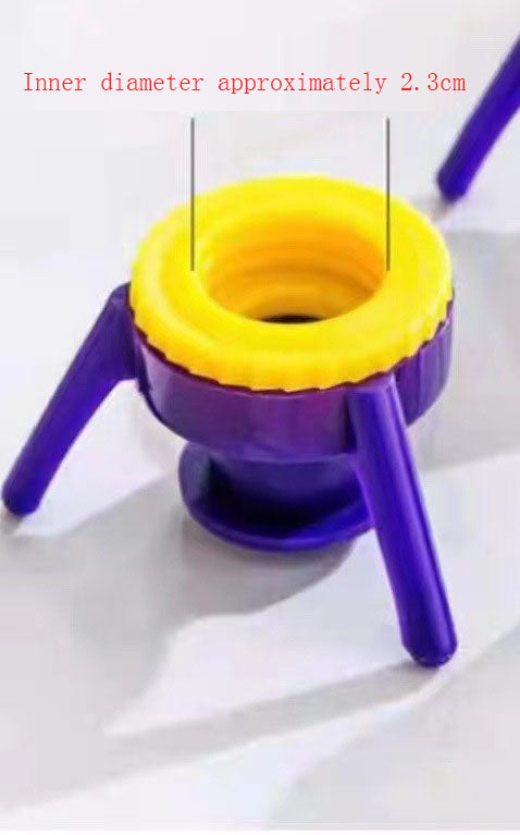 Inverted bottle cap, large, medium, small, and sub size, multifunctional three legged stand, shower gel, shampoo, leak proof bot - V.I.P Digital Presence