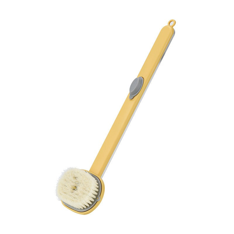 Long handled shower massage brush with soft bristles scrub back brush for exfoliation back cleaning brush for body - V.I.P Digital Presence