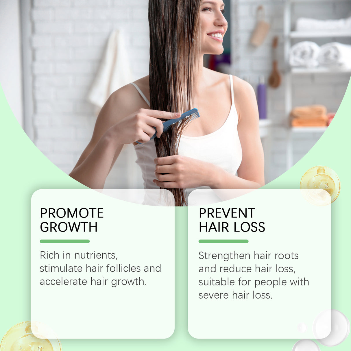 Herbal Rice Water Hair Treatment Spray Scalp Repair Nourishes Dry Hair And Fluffs And Softens Hair Spray - V.I.P Digital Presence