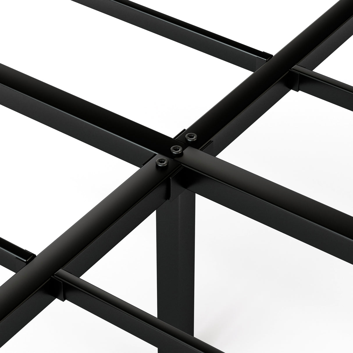 Floating Bed Frame King Size with LED Lights & charging station, Metal Platform Queen Bed, 79.9'' L x 76.2'' W x 7.9'' H. - V.I.P Digital Presence