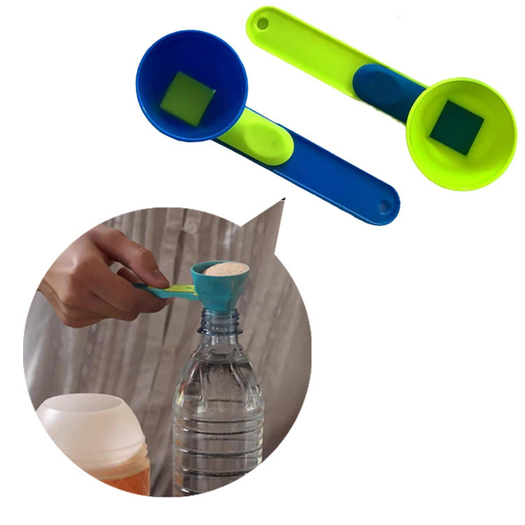 Mess Free Measuring Funnel Creative Protein Powder Sliding Spoon Egg Yolk Separation Funnel - V.I.P Digital Presence