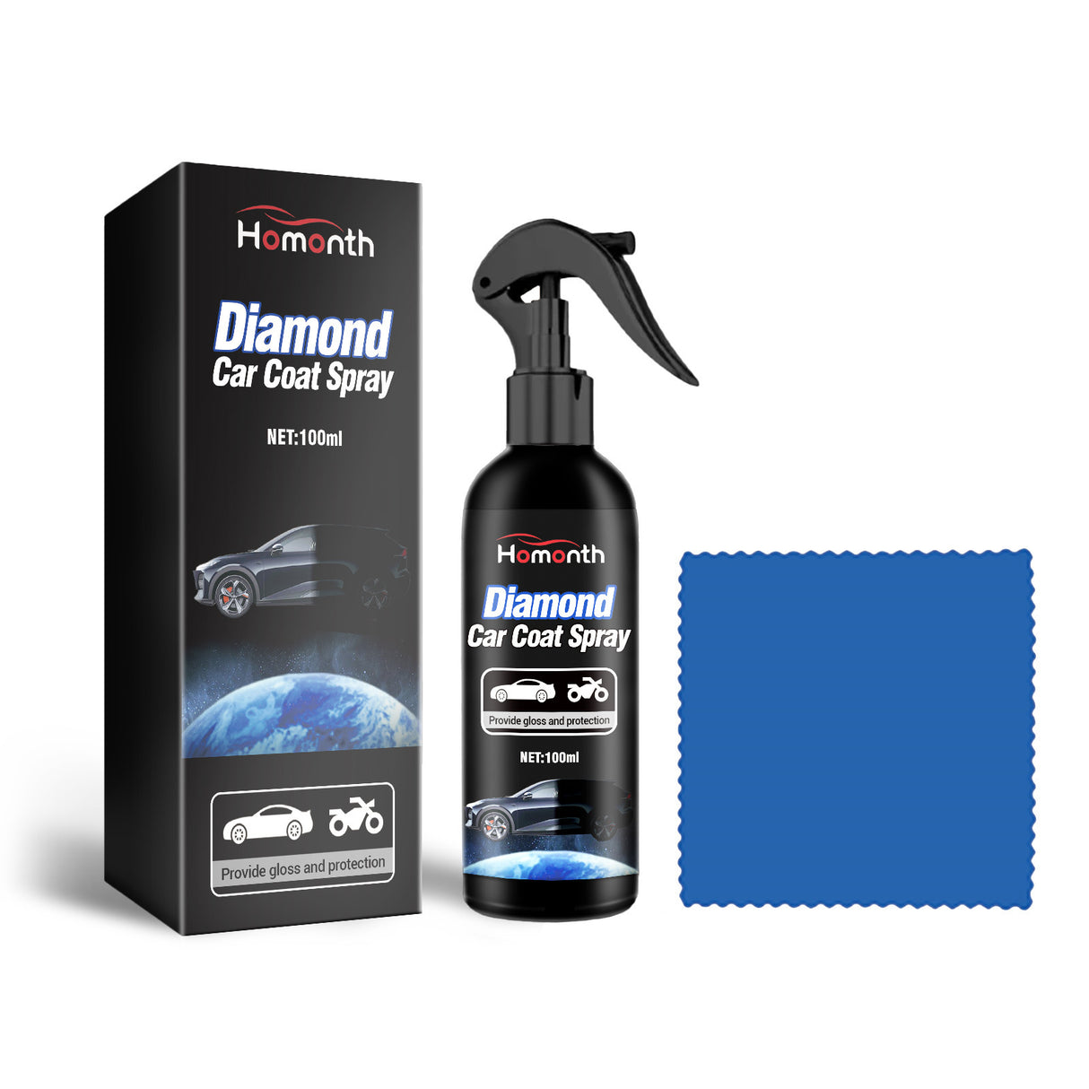 Diamond Car Coat Spray, Car Paint Maintenance Refurbished Paint Surface Cleaning Decontamination Brightening Polishing Coating Spray - V.I.P Digital Presence