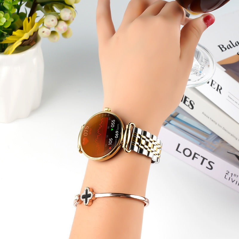 Women's smartwatch Bluetooth call heart rate blood oxygen sleep health monitoring sports watch - V.I.P Digital Presence