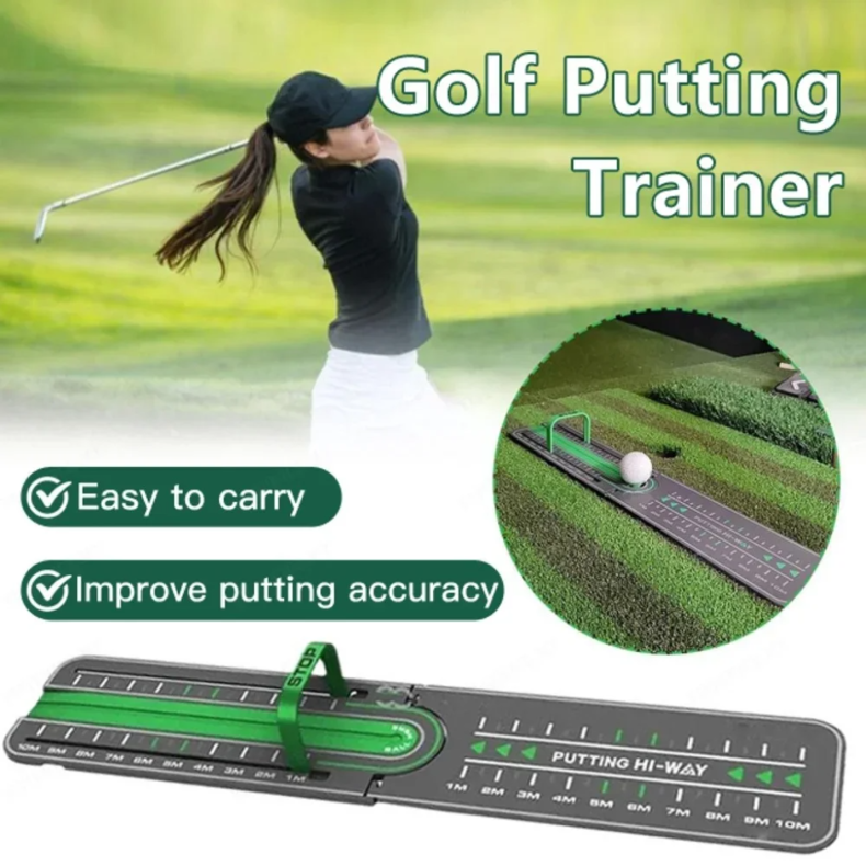 Golf Distance Putting Precision Drill Golf Putting Green Mat Putting Ball Pad Mini Putting Training Aids Golf Accessories Golf - V.I.P Digital Presence