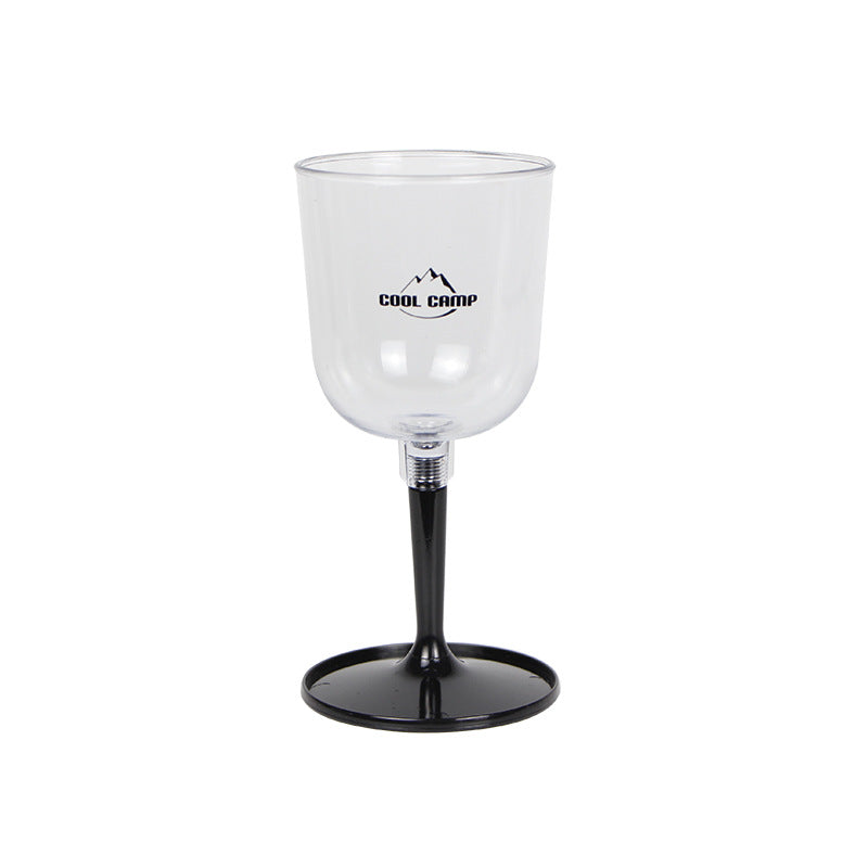 Outdoor Camping Red Wine Cup Shatterproof Plastic Stemware Detachable Portable Wine Cup Champagne Cup - V.I.P Digital Presence