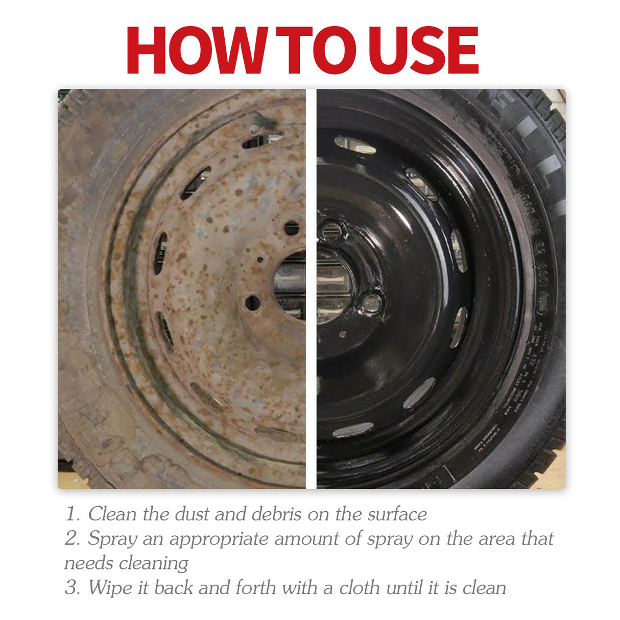 Car Multi-Functional Cleaner, Car Paint Surface Wheel Hub Metal Strong Decontamination Cleaner - V.I.P Digital Presence