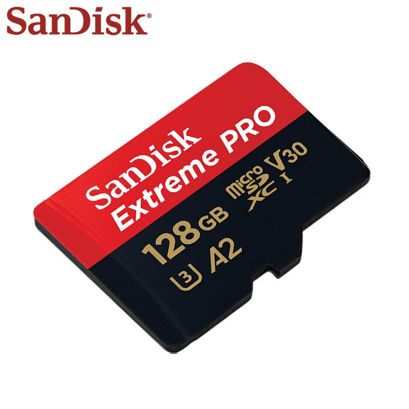 Original Sandisk Extreme Pro Micro SD Card up to 170MB/s A2 V30 U3 64GB 128GB Sandisk TF Card Memory Card With SD Adapter - V.I.P Digital Presence