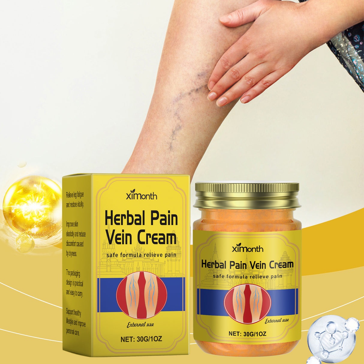 Herbal Leg Care Cream, Pamper, Massage, Repair And Relieve Uncomfortable Legs - V.I.P Digital Presence