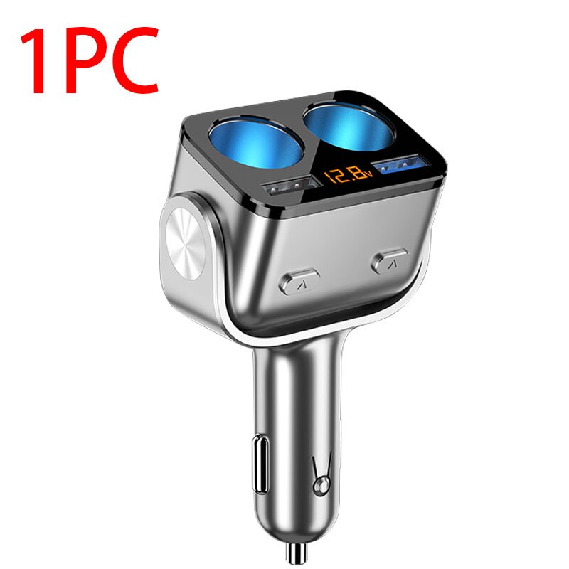 Car Cigarette Lighter Socket Splitter Charger Dual USB QC 3.0 Quick Charge 12V Auto Cigarette Lighter Sockets Power Adapter Plug - V.I.P Digital Presence