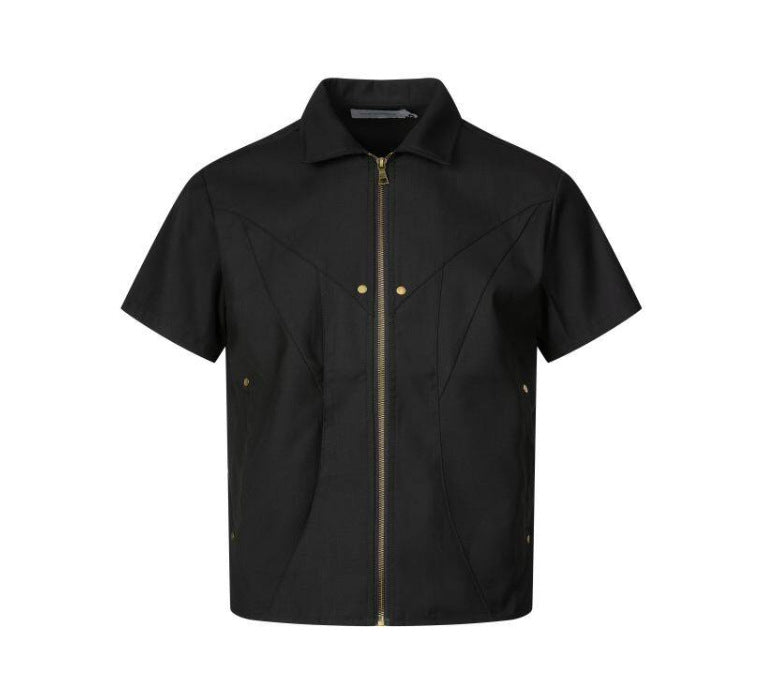 Short sleeved shirt men's loose shirt - V.I.P Digital Presence