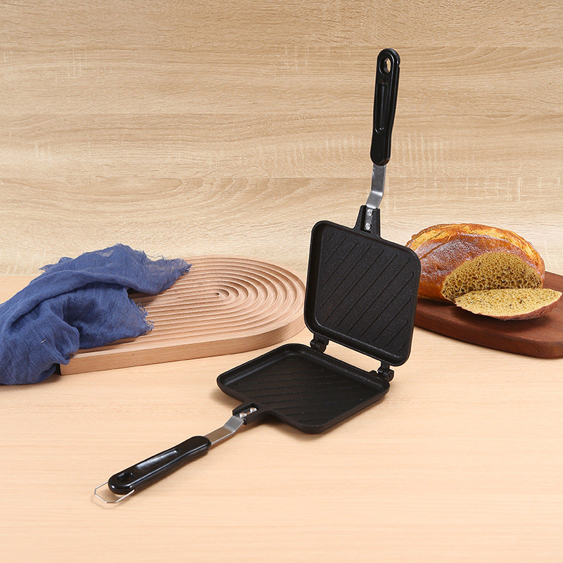 Aluminum Sanming Pan Round Double-sided Pattern Waffle Mold Home Breakfast Pancake Tool - V.I.P Digital Presence