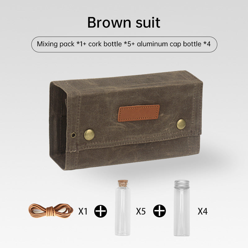 New Canvas Portable Bbq Outdoor Barbecue Seasoning Bottle Seasoning Bag Camping Picnic Seasoning Bottle Set - V.I.P Digital Presence