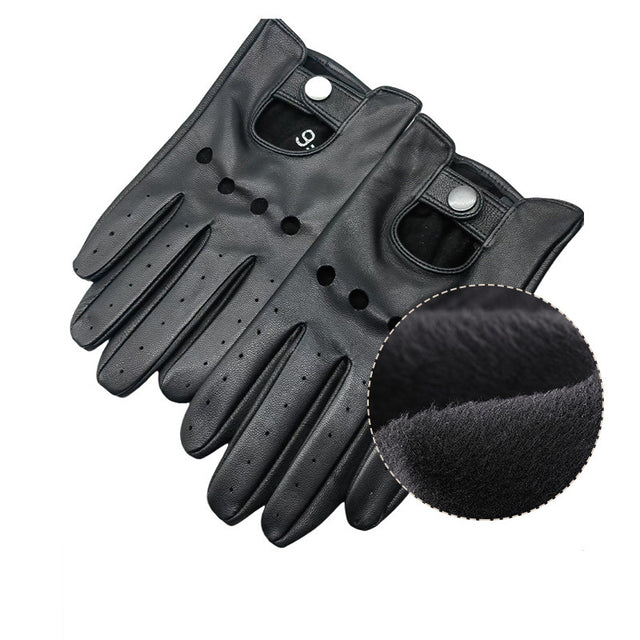 Men's leather gloves anti slip sports driving and outdoor cycling leather gloves - V.I.P Digital Presence