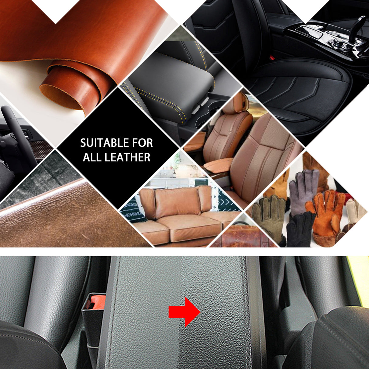 Automotive Leather Polish, Car Interior Leather Seat Leather Maintenance Refurbishment Decontamination Cleaning Agent - V.I.P Digital Presence