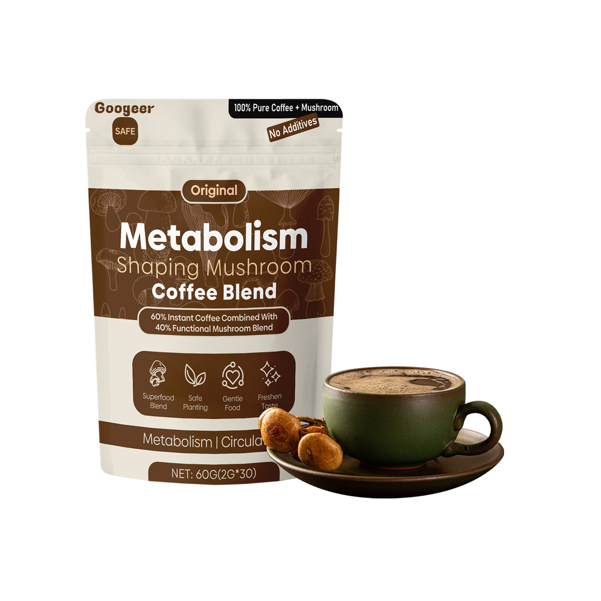 Metabolism Shaping Mushroom Coffee Blend - V.I.P Digital Presence