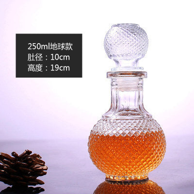 250ml 500ml 1000ml Glass Crystal Red Wine Decanter Wine Bottle Decanter