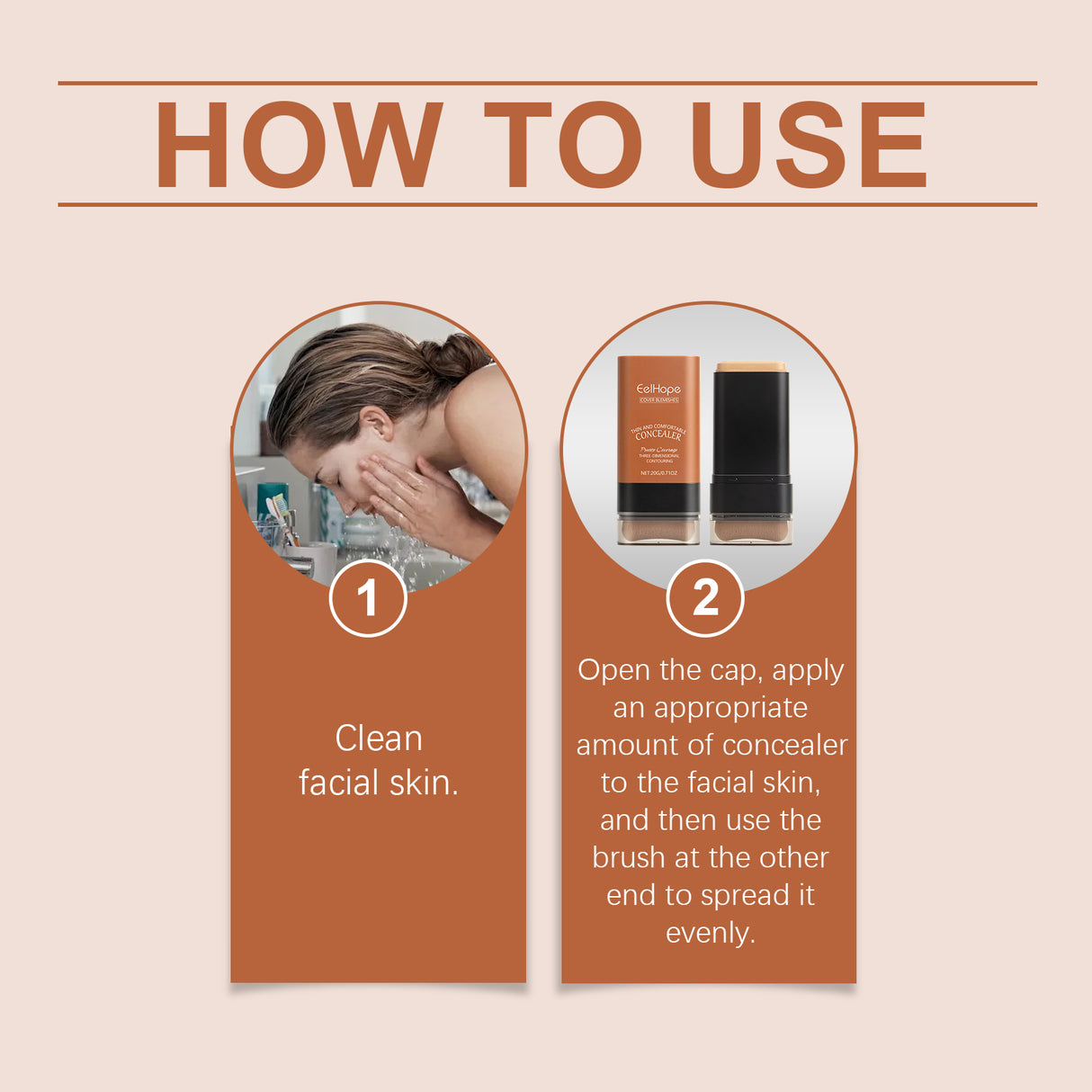 Clear Concealer Foundation Stick Natural Lightweight Radiance Radiance Radiance Non-Fake White Moisturizing Foundation Stick - V.I.P Digital Presence