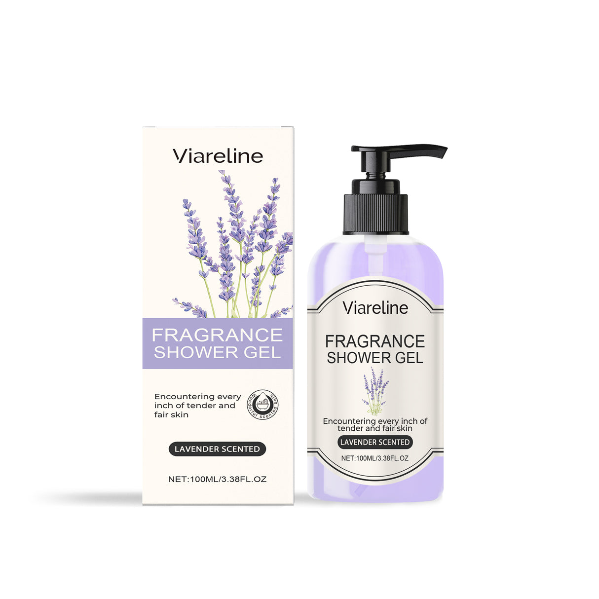 Fragrant Shower Gel (Lavender Scent) Moisturize And Moisturize Skin To Improve Dry Women's Body Wash