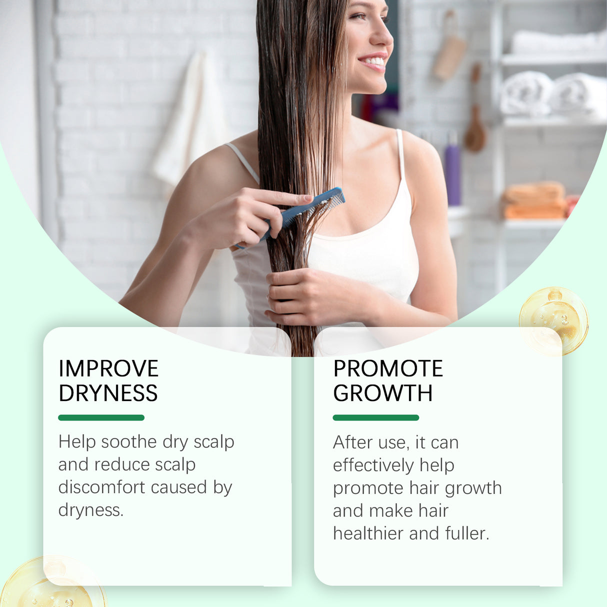 Herbal Hair Care Oil Gently Cleans And Moisturizes Dry And Split Hair And Nourishes Hair - V.I.P Digital Presence