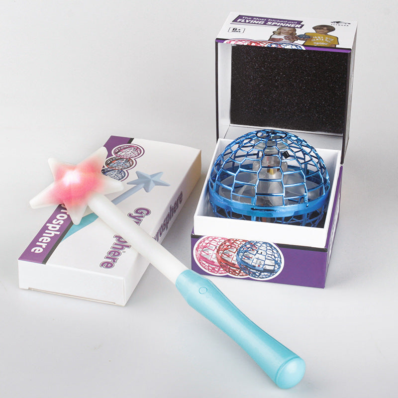 UFO intelligent sensing spinning ball magic flying ball floating ball fingertip glowing magic ball children's toy - V.I.P Digital Presence