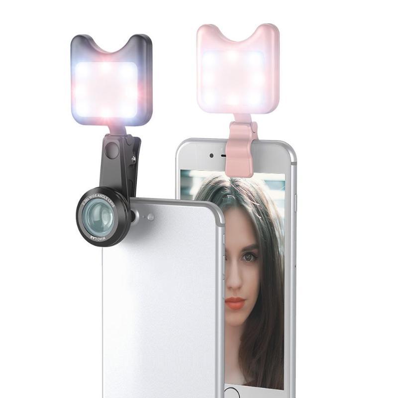 ALLOET 3 in 1 Phone Camera Lens 0.36X Wide Angle 15X Macro Lenses Kit Beauty Selfie Flash Fill Light Clip For iPhone iPad Xiaomi - V.I.P Digital Presence
