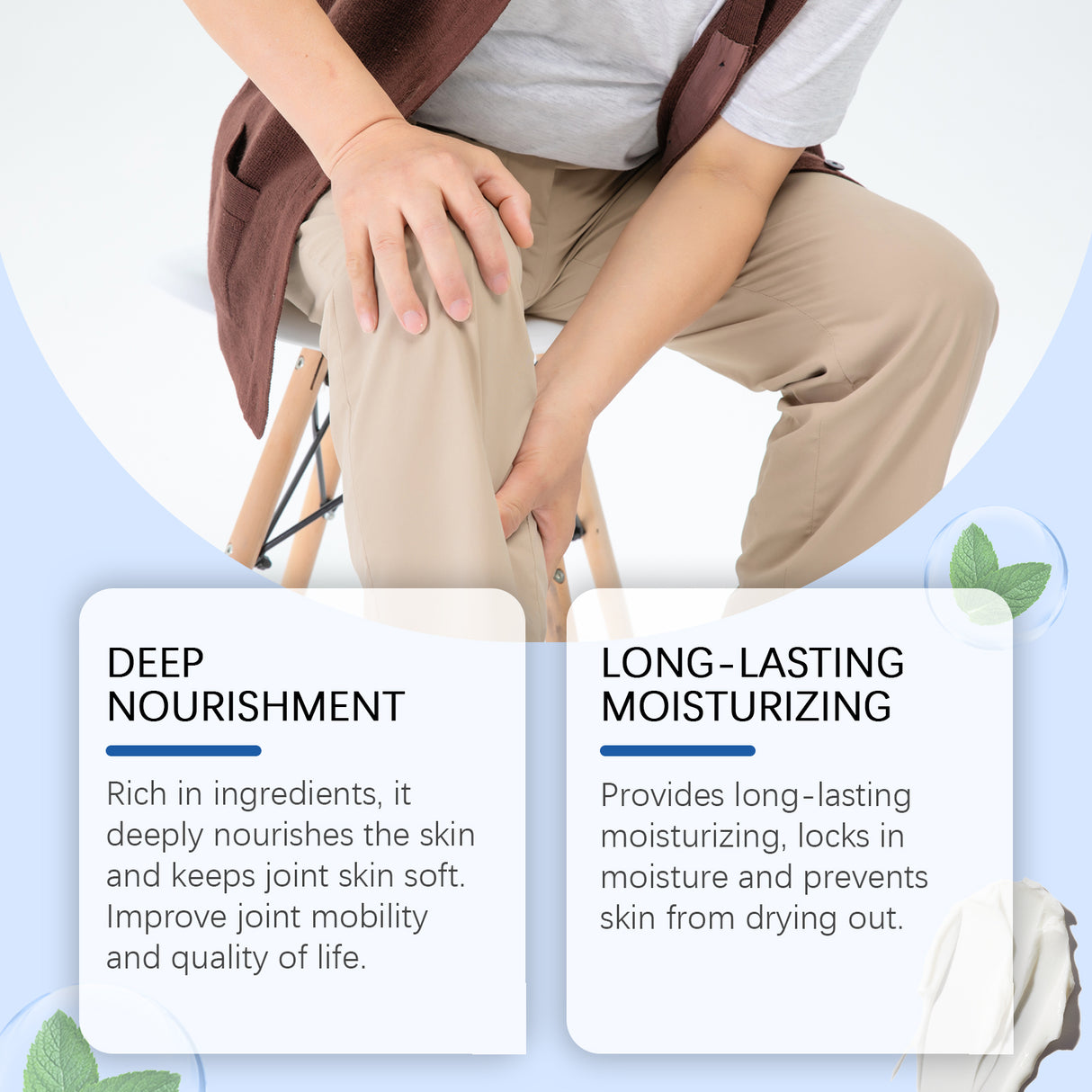 Joint Care Cooling Cream Knee Elbow Joint Massage Treatment Body Moisturizing Cream - V.I.P Digital Presence