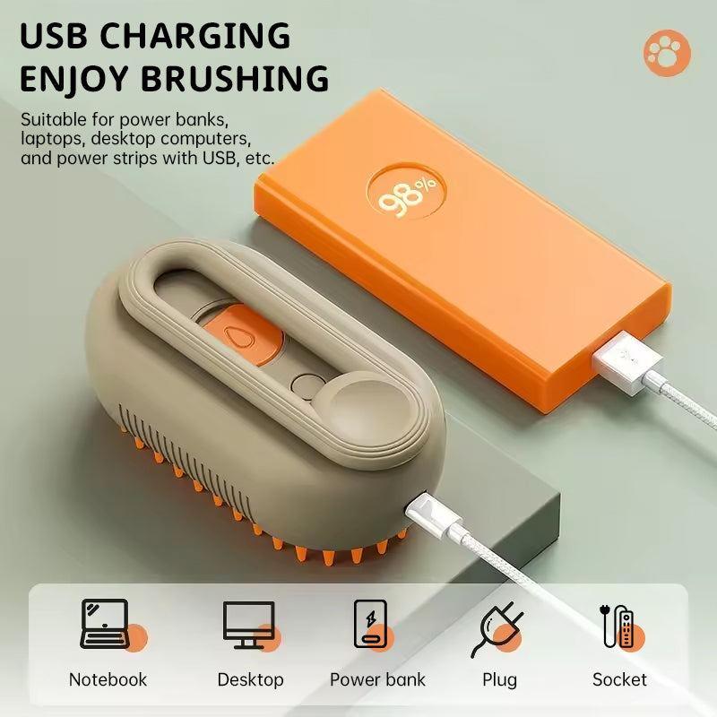 Wholesale Electric Spray Pet Comb for Cats & Dogs - Massage, Float Hair Cleaning - V.I.P Digital Presence