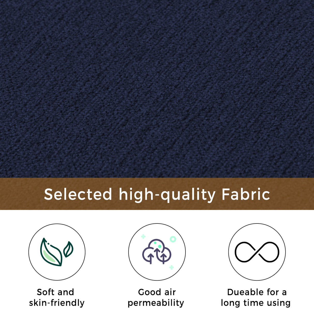 65" Mid-Century Modern Linen Fabric Corner Lounge Chair, Upholstered Indoor Chaise Lounge Solid Wood Sofa Bed for Bedroom - V.I.P Digital Presence