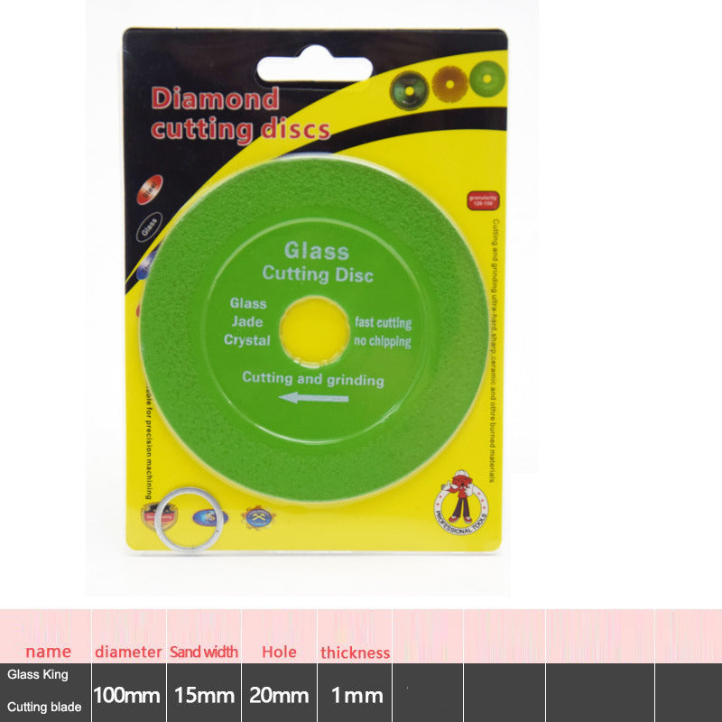 Glass King specialized cutting blades wine bottles jade tiles polished diamond slices ultra-thin ceramic saw blades - V.I.P Digital Presence