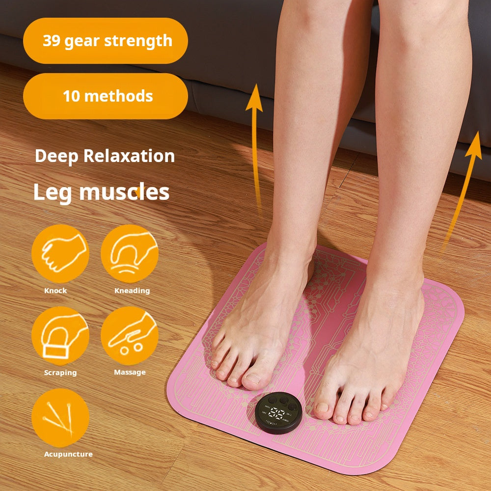 The Latest Remote Control With Patch Ems Tens Smart Shiatsu Foot Massager Muscle Stimulator Vibration Massage Pad - V.I.P Digital Presence