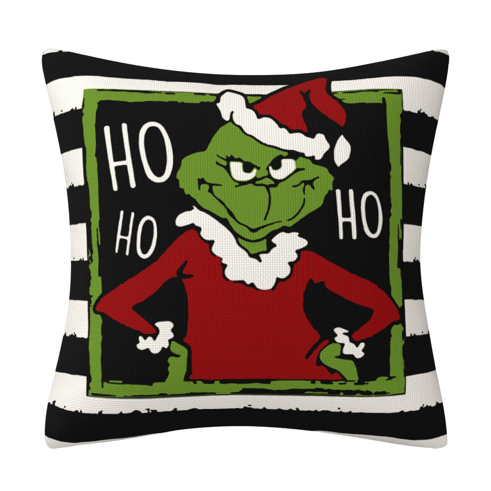 Greentown Cartoon Printed Christmas Pillow Cover Home Furnishings Cushion Sofa Pillowcase - V.I.P Digital Presence
