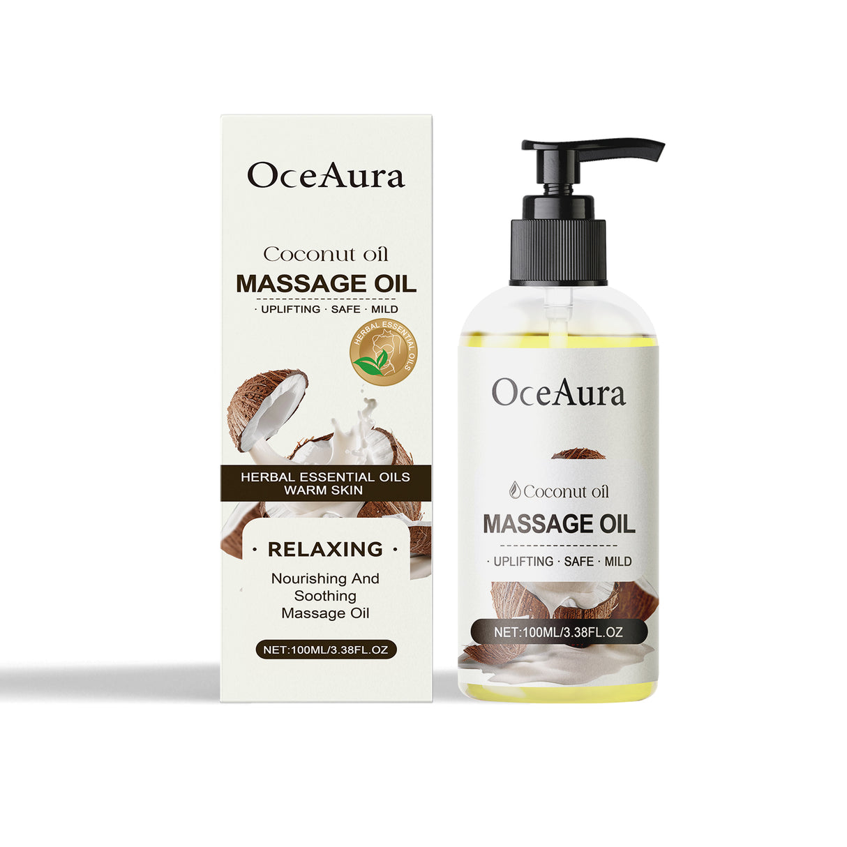 Coconut Oil Body Essential Oil Hydrating And Moisturizing Body Moisturizing Massage Essential Oil - V.I.P Digital Presence