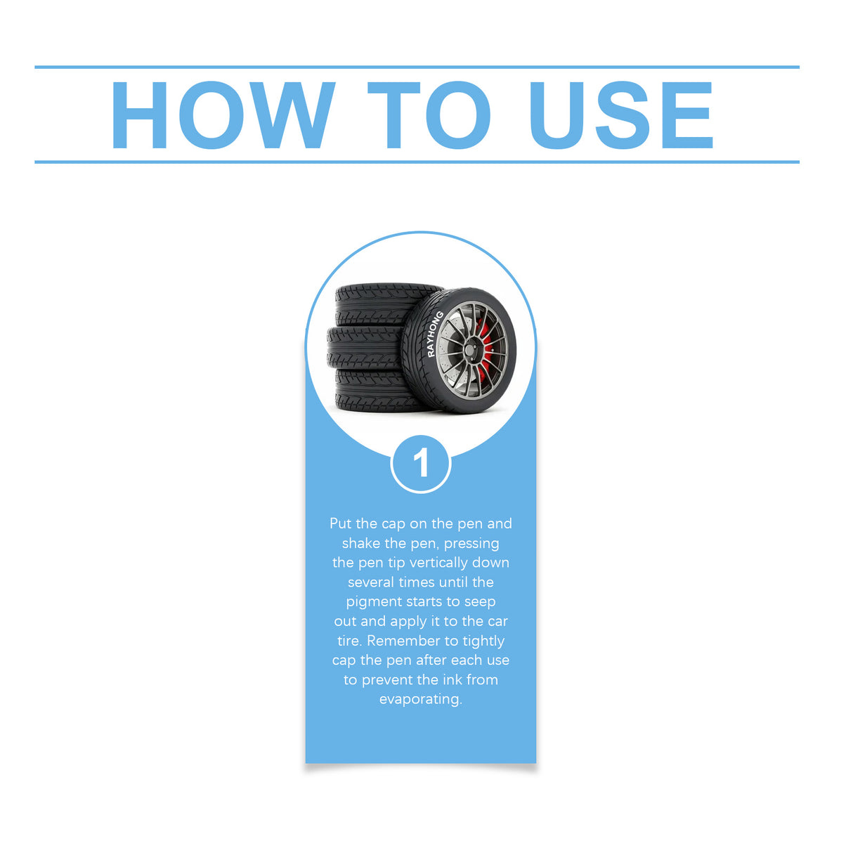 White Tire Paint Pen Car Tire Paint Pen Does Not Fade Color Creative Diy Oil Pen - V.I.P Digital Presence