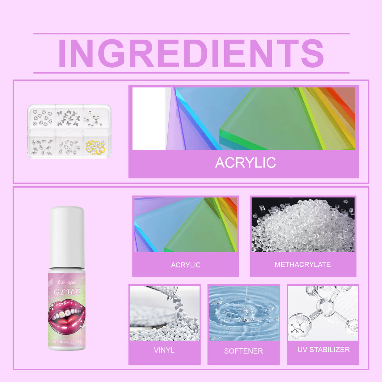 Fashion Teeth Set Diy Fashion Teeth Set Dental Beauty Decoration Drill Combination Personality - V.I.P Digital Presence