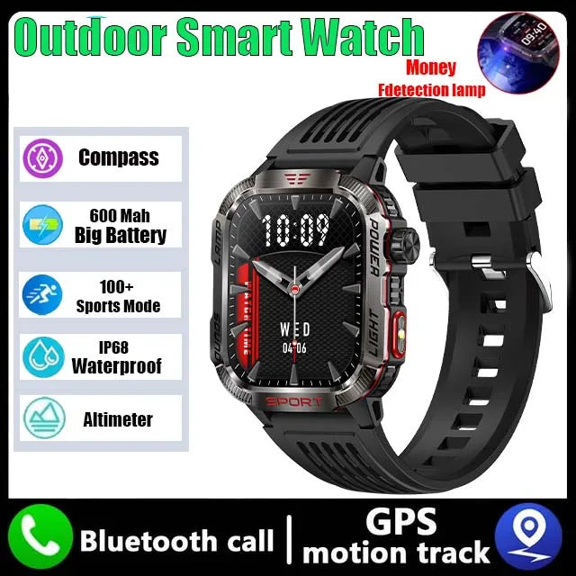 GZYR 2.01" Screen Smart Watch Men Bluetooth Call 600 mAh Sports Waterproof Heart rate Blood Oxygen SmartWatch For Huawei Xiaomi - V.I.P Digital Presence