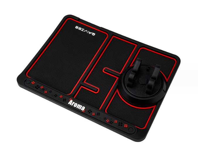 Personalized multifunctional wear resistant car anti slip mat mobile phone holder number plate four in one anti slip mat - V.I.P Digital Presence