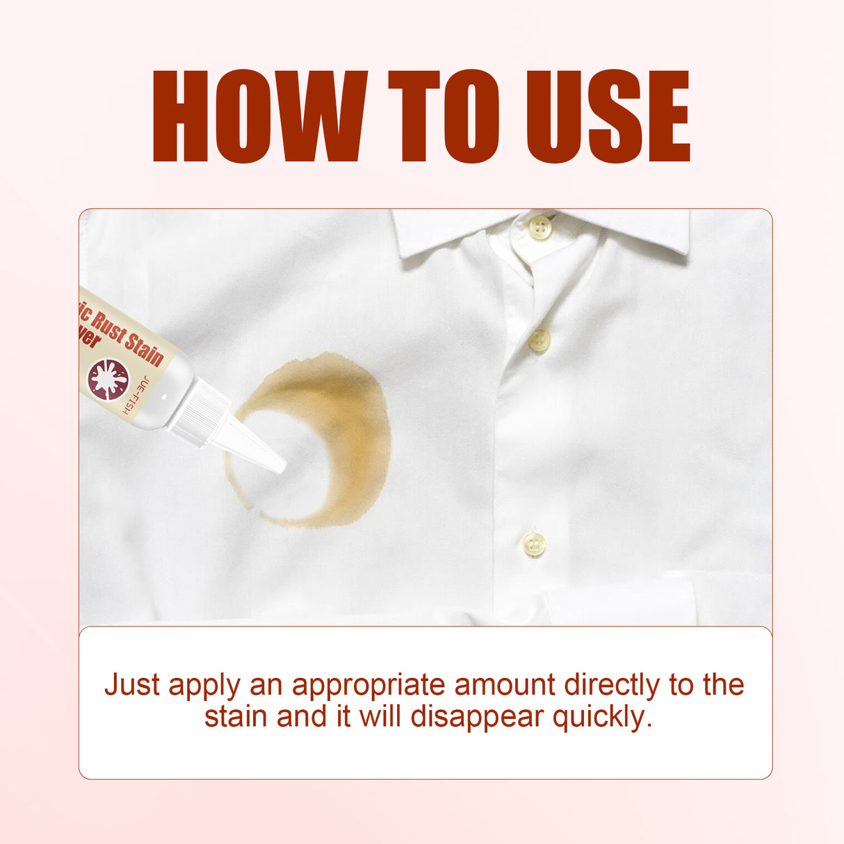 Fabric Rust Stain Remover, Clothes Decontamination Mild Cleaning Agent For Stubborn Oil Stains And Yellow Mildew Spots - V.I.P Digital Presence