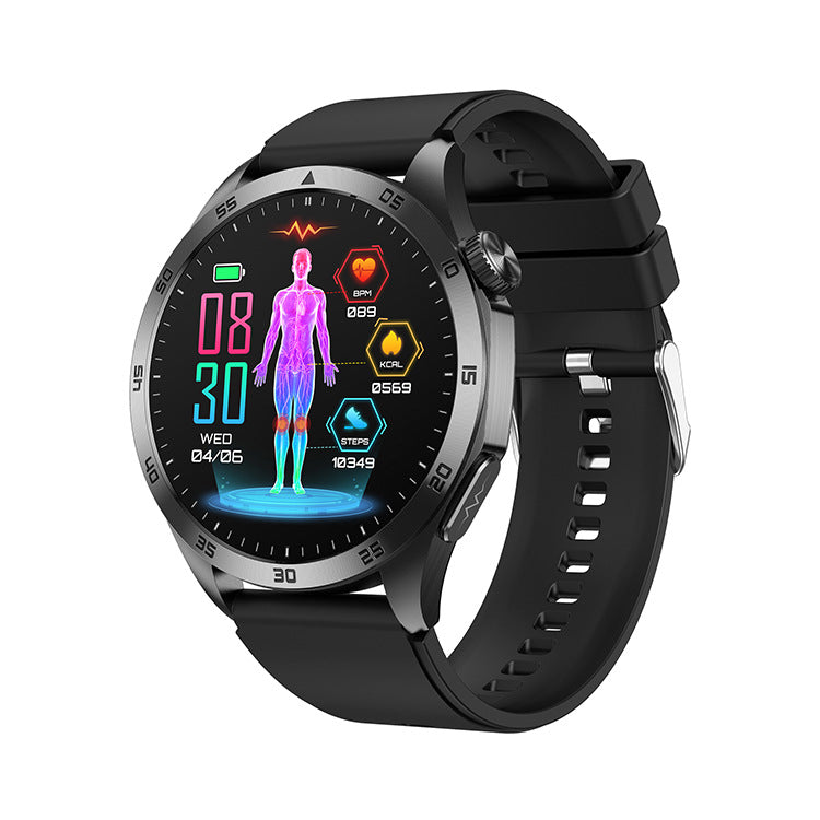 New ET485 smart watch ECG electrocardiogram Bluetooth call AMOLED micro physical examination emotional function - V.I.P Digital Presence